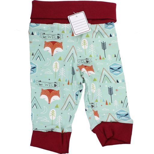 Wila Baby Pants with Foxes- Red / Pink