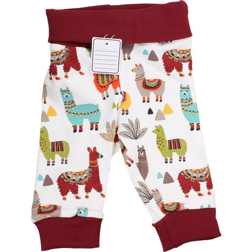 Wila Baby Pants - Llama, Red