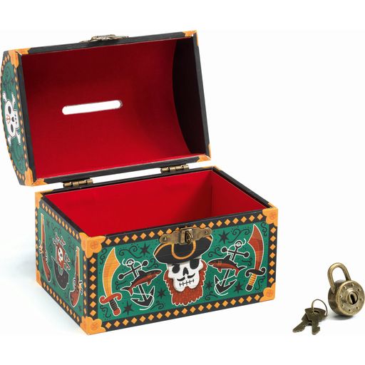 Djeco Money Box - Pirate - 1 item