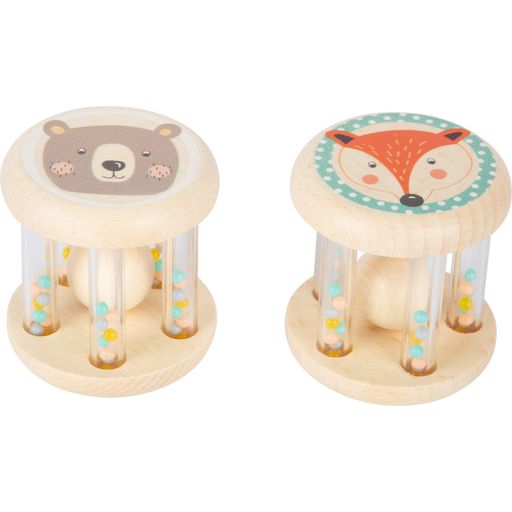 Small Foot Pastel Animal Baby Rattle - 1 item