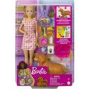 Barbie® Bambola e Cuccioli con Accessori – Vestito Rosa - 1 pz.