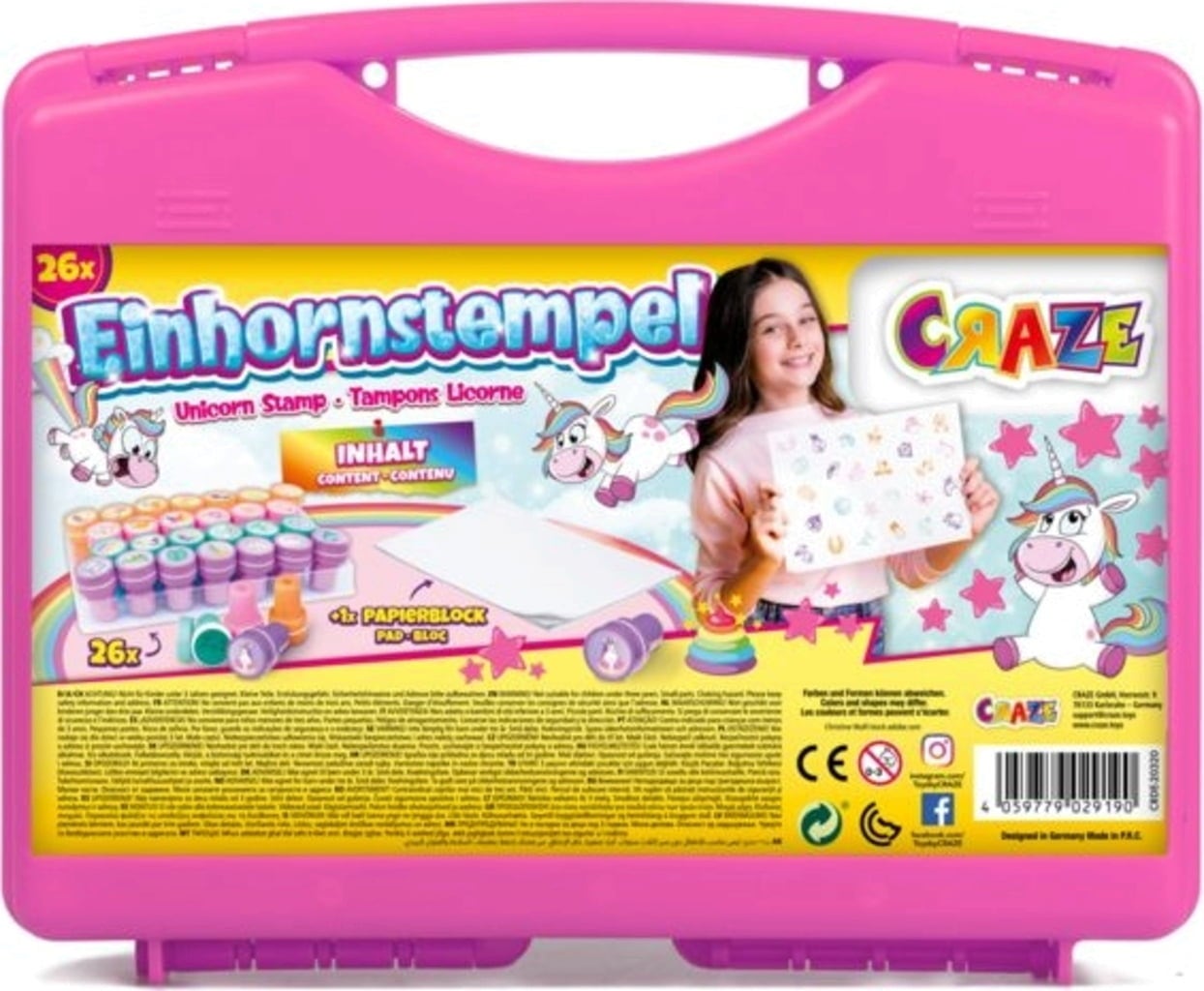 Craze Unicorn Stämpelfodral - 1 st.