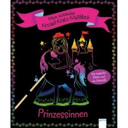 GERMAN - Mein schönster Kritzel-Kratz-Malblock - Prinzessinnen - 1 item