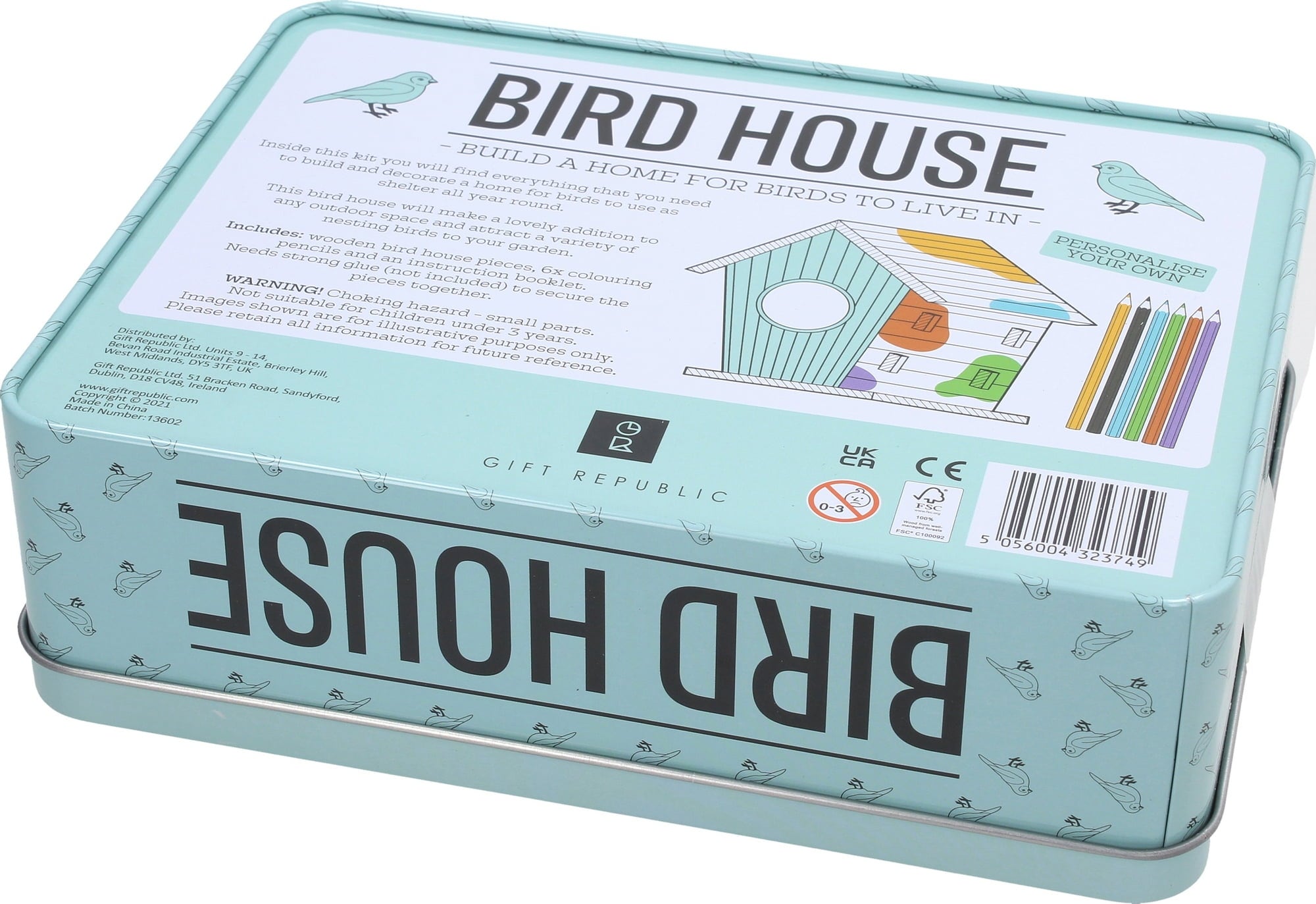 Gift Republic DIY Naturhäuser Vogelhaus - 1 Stk