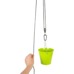 Small Foot Pulley With Bucket - 1 item