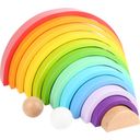 Small Foot Rainbow XL Wooden Building Blocks - 1 item