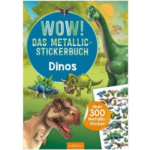 GERMAN - WOW! Das Metallic-Stickerbuch - Dinos - 1 item