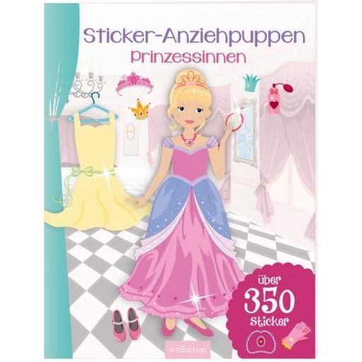 arsEdition Sticker-Anziehpuppen - Prinzessinnen - 1 Stk