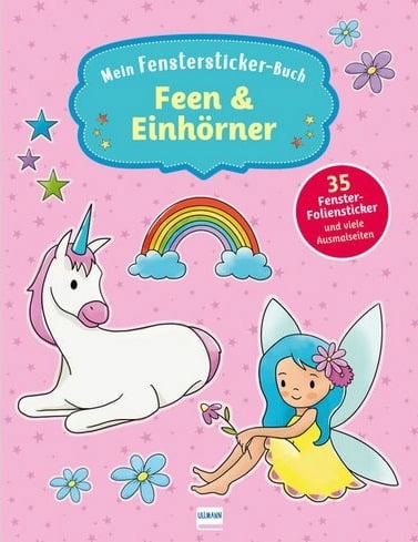 Mein Fenstersticker-Buch - Feen & Einhörner (IN TEDESCO) - 1 pz.