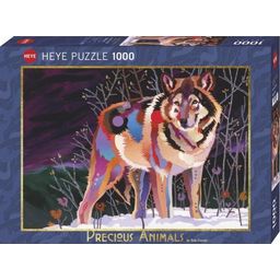 Heye Puzzle - Night Wolf, 1000 delov