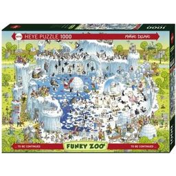 Puzzle - Funky Zoo - Habitat Polare, 1000 Pezzi