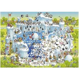 Puzzle - Funky Zoo - Polar Habitat, 1000 delov - 1 k.