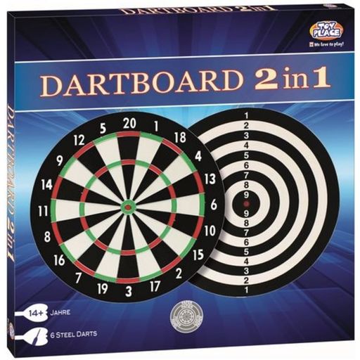 Toy Place Dartboard 2-in-1 - 1 item