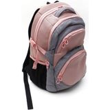 Paperzone Rucksack Mesh apricot/grau-melange