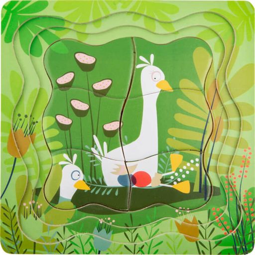 Small Foot Layer Puzzle Pair Of Ducks - 1 item