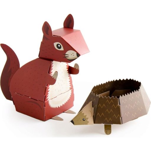 Radis et Capucine PopUp Animals - Squirrel & Hedgehog - 1 set