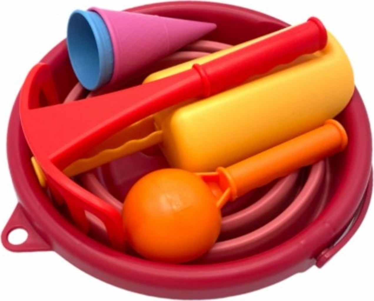 Schildkröt Sandspielzeug-Set 7-teilig, rot - 1 Stk