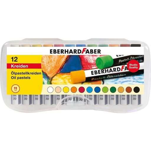 Eberhard Faber Oil Pastels, 12 - 1 set