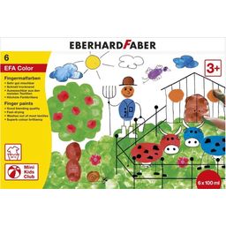 Eberhard Faber Finger Paint Set Of 6 - 1 item