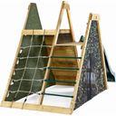 Plum Wooden Climbing Pyramid - 1 item