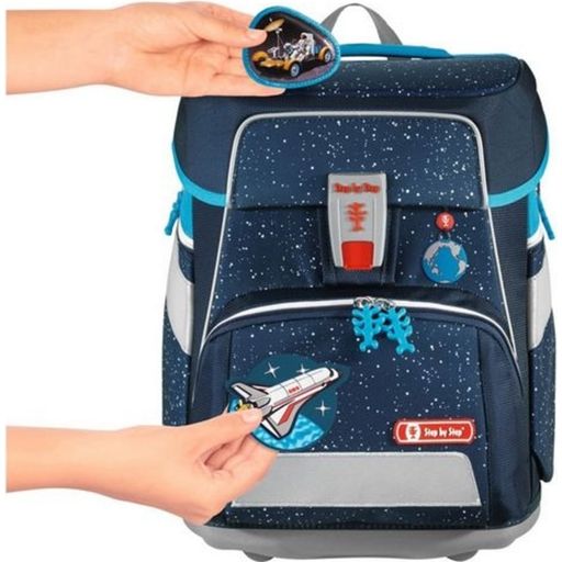 Step by Step Sky Rocket School Bag Set, 5 Items - 1 item
