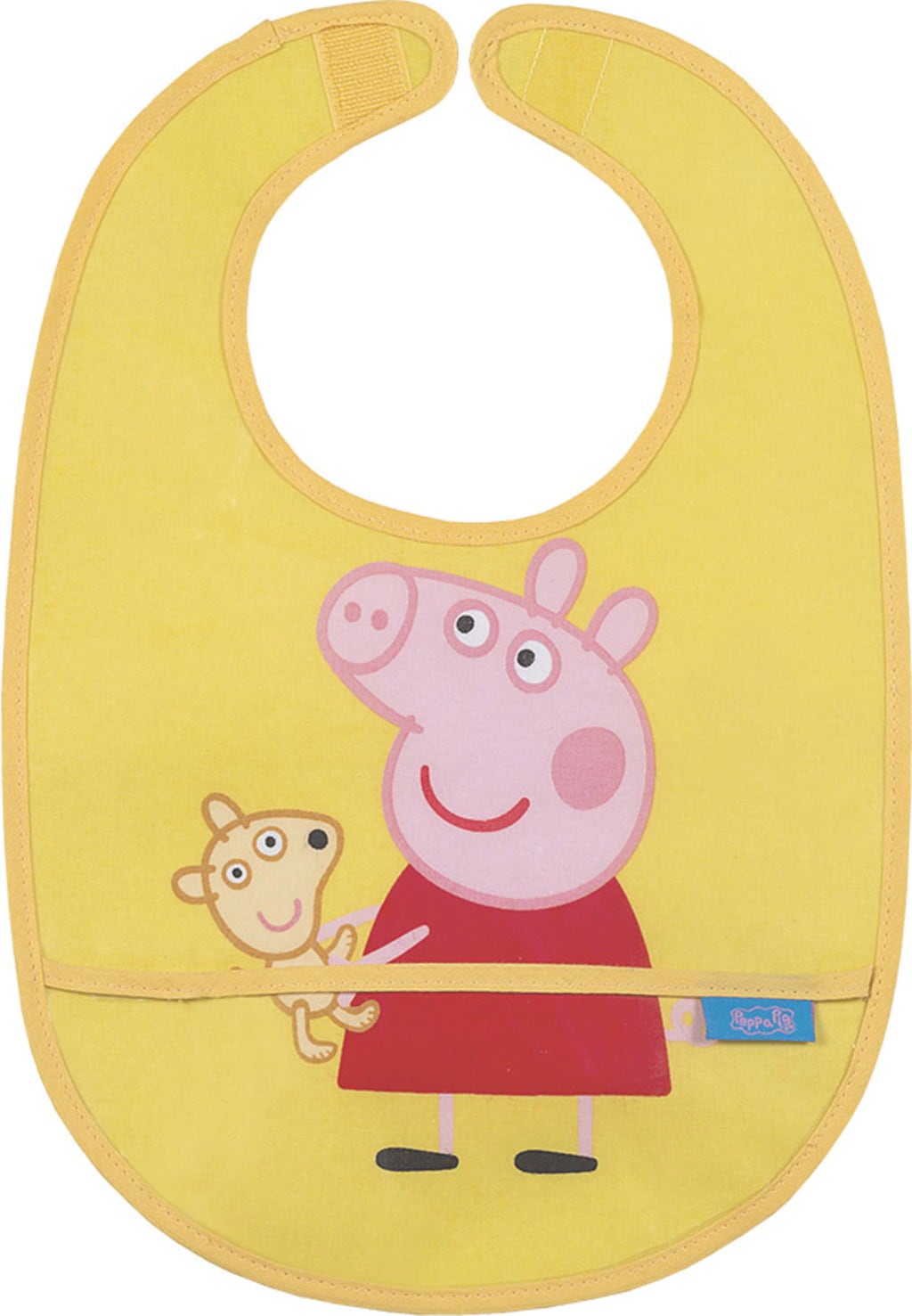 Peppa Pig - Pflegeleichtes Lätzchen, gelb
