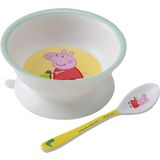 Peppa Pig - skodelica za hranjenje s priseskom in žlica