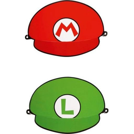 Amscan Cappellini da Festa - Super Mario, 8 pz. - 1 set
