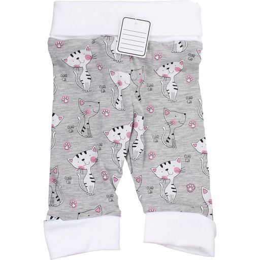 Wila Toddler Pants - Cats, White
