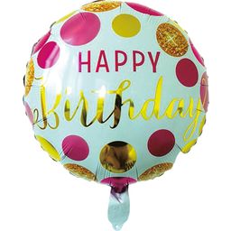 TIB Heyne "Happy Birthday" Foil Balloon, Metallic