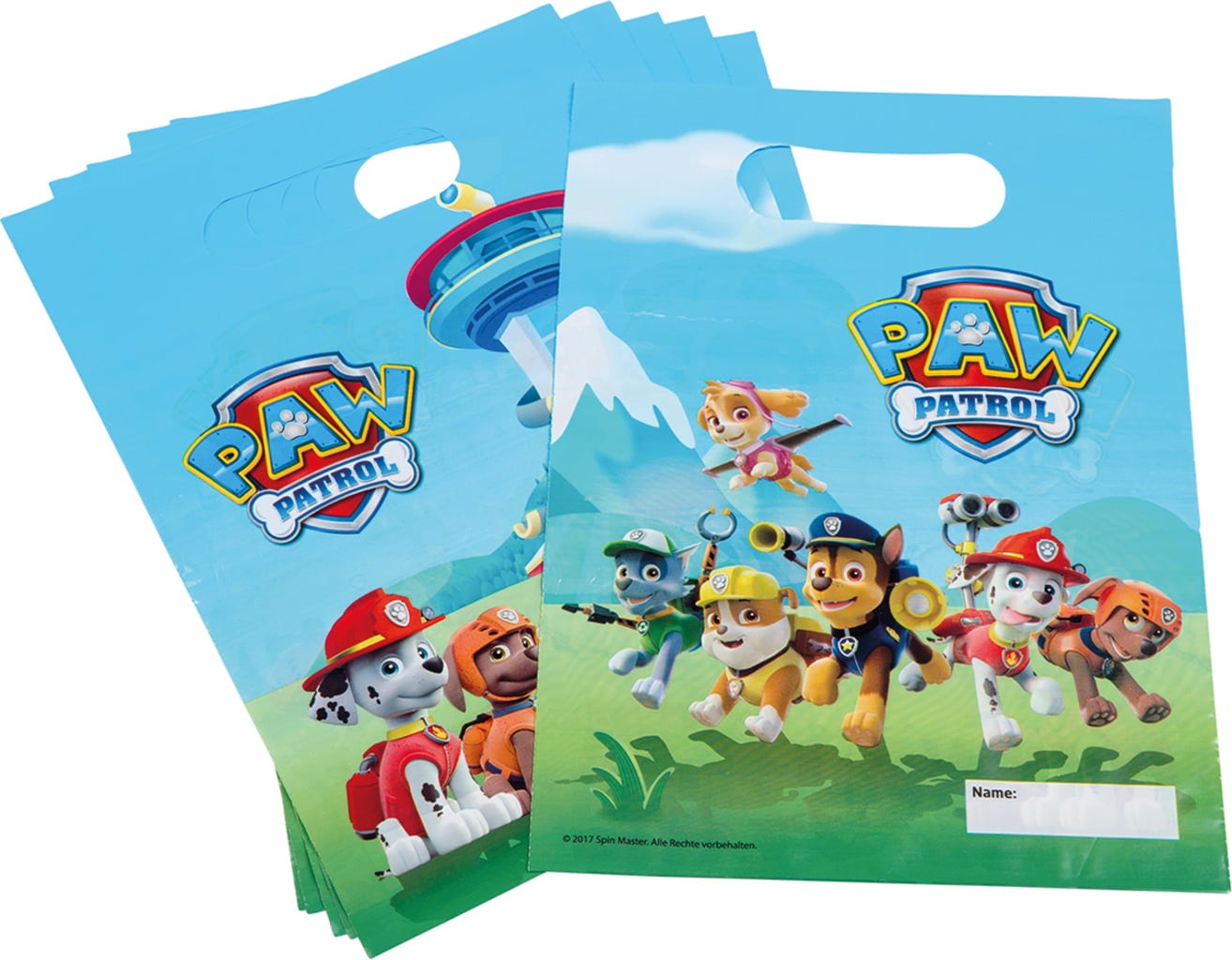TIB Heyne Sacchetti Regalo "Paw Patrol", 6 Pezzi