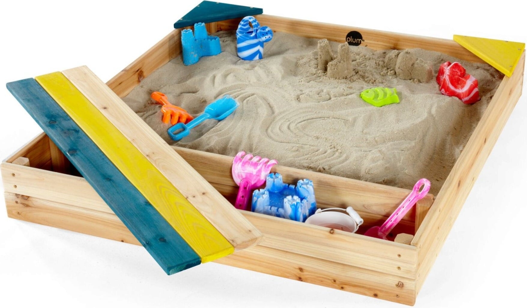 Plum Sandkasten aus Holz mit Aufbewahrungsbox - 1 Stk