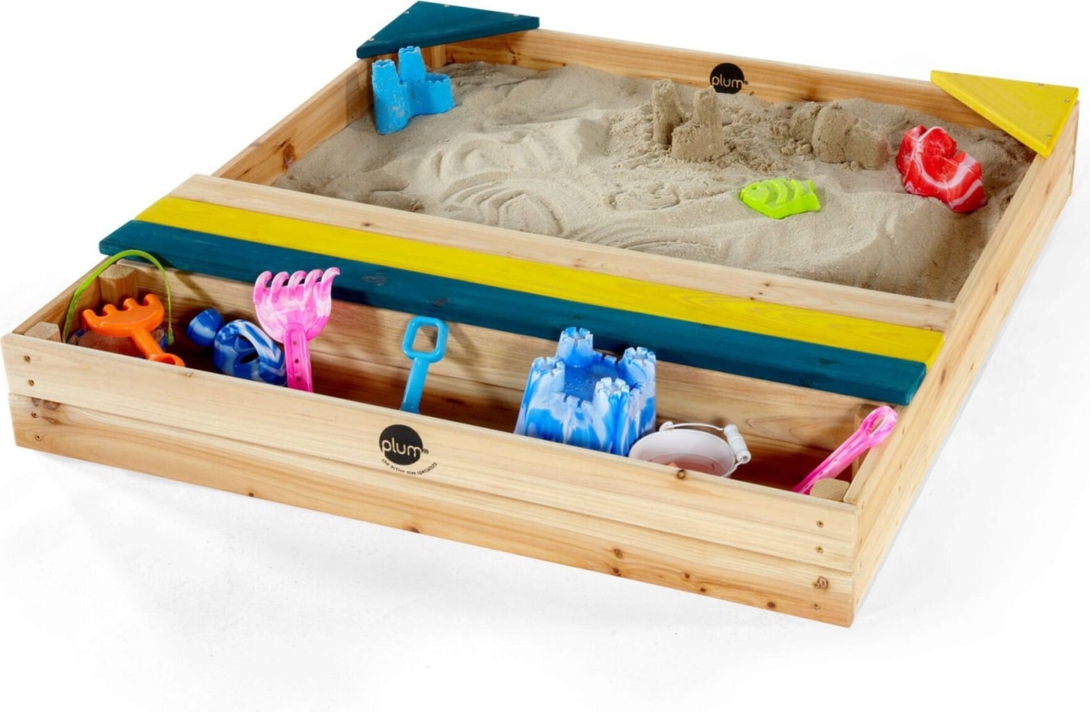 Plum Sandkasten aus Holz mit Aufbewahrungsbox - 1 Stk