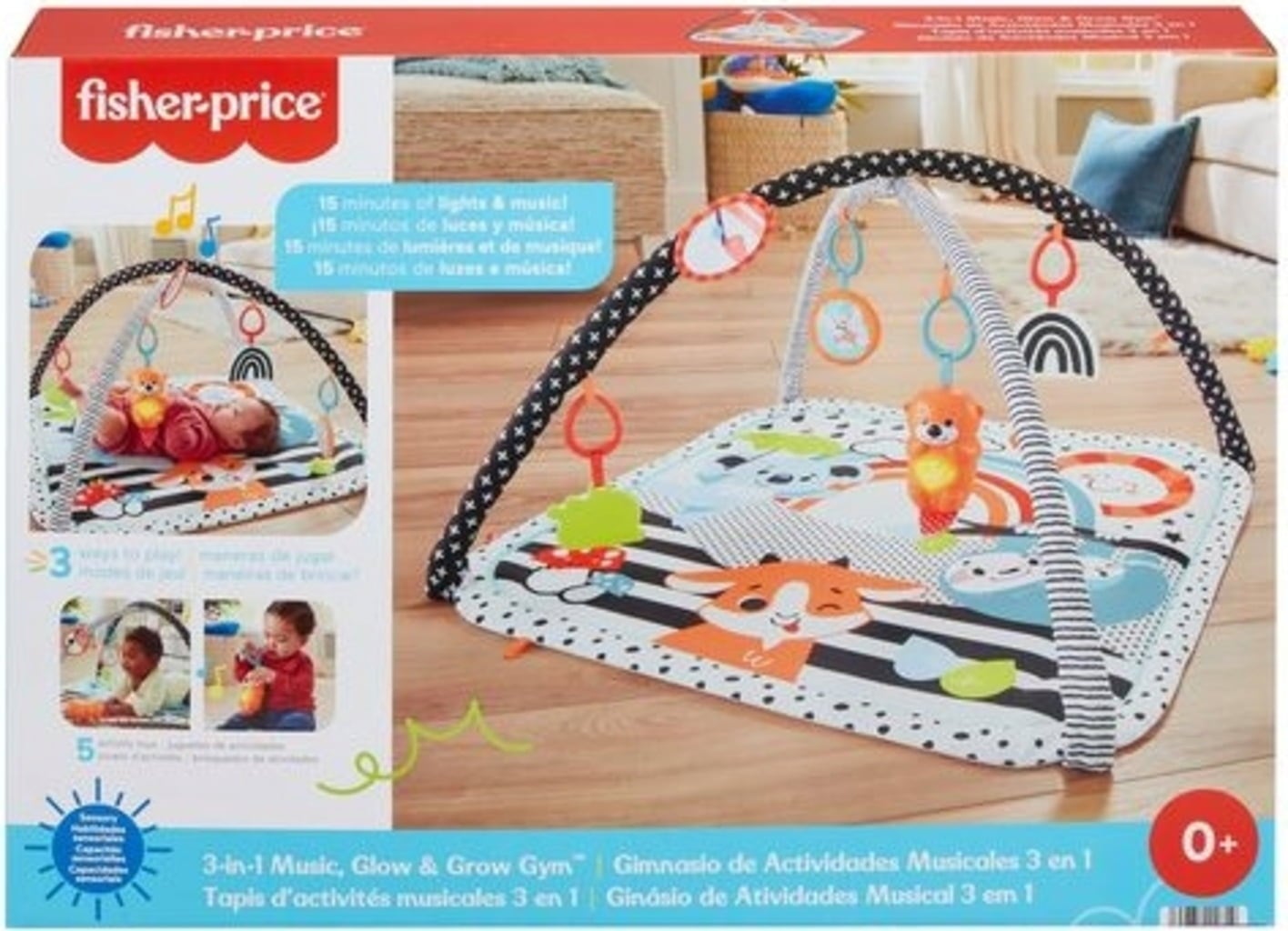 Fisher-Price® Palestrina Luci e Suoni degli Amici Animali 3-in-1 - 1 pz.