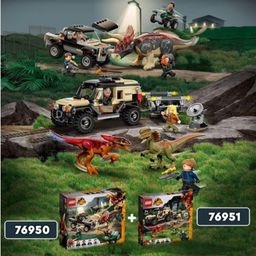 Jurassic World - 76951 Pyroraptor & Dilophosaurus Transport - 1 item