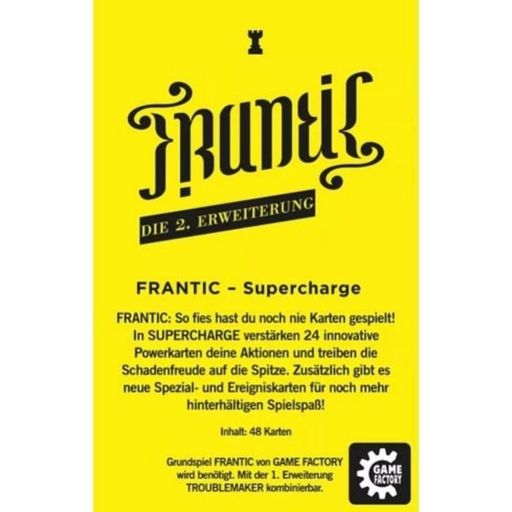 Frantic - Supercharge (Seconda Espansione) (IN TEDESCO) - 1 pz.