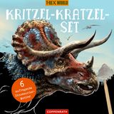 T-Rex World - Scribble Scratch Set Triceratops
