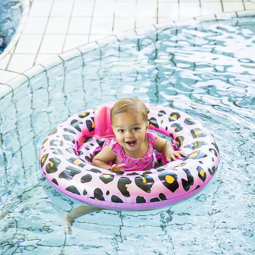 Swim Essentials Otroški plavalni sedež Leopard - Pink