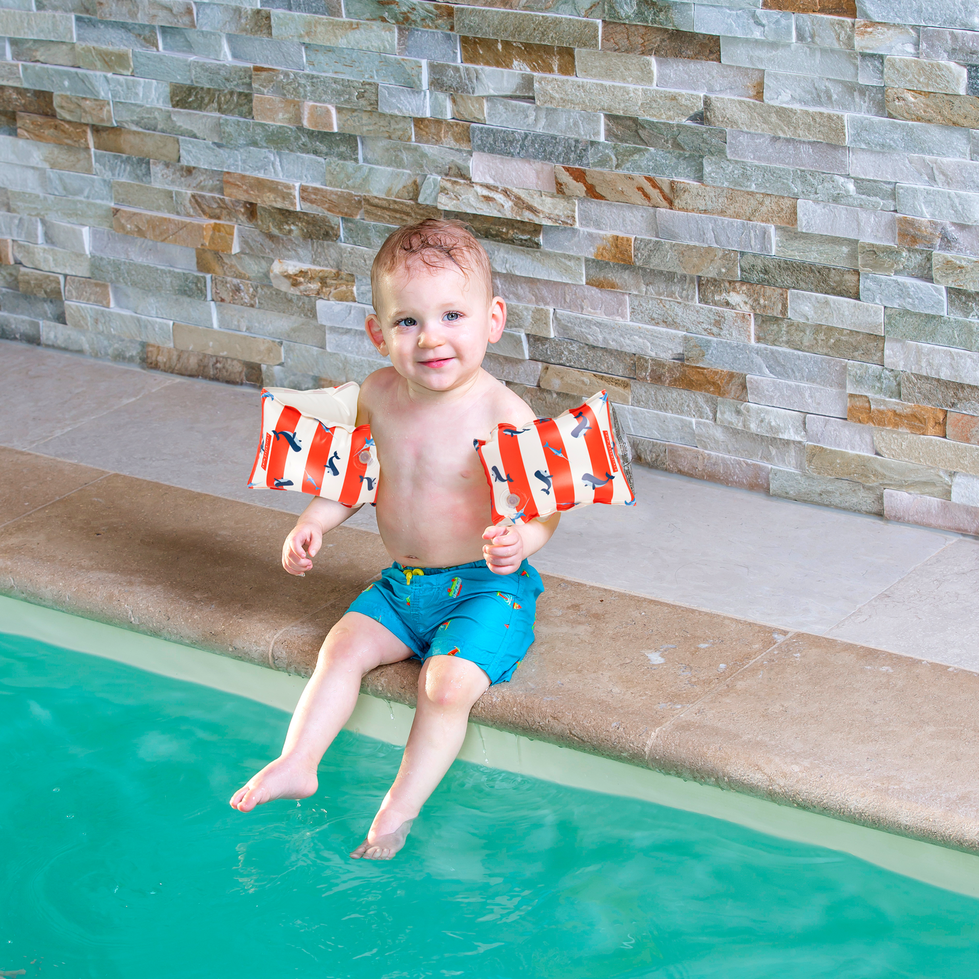 Swim Essentials Sittpuff Kamouflage - 2-6 år