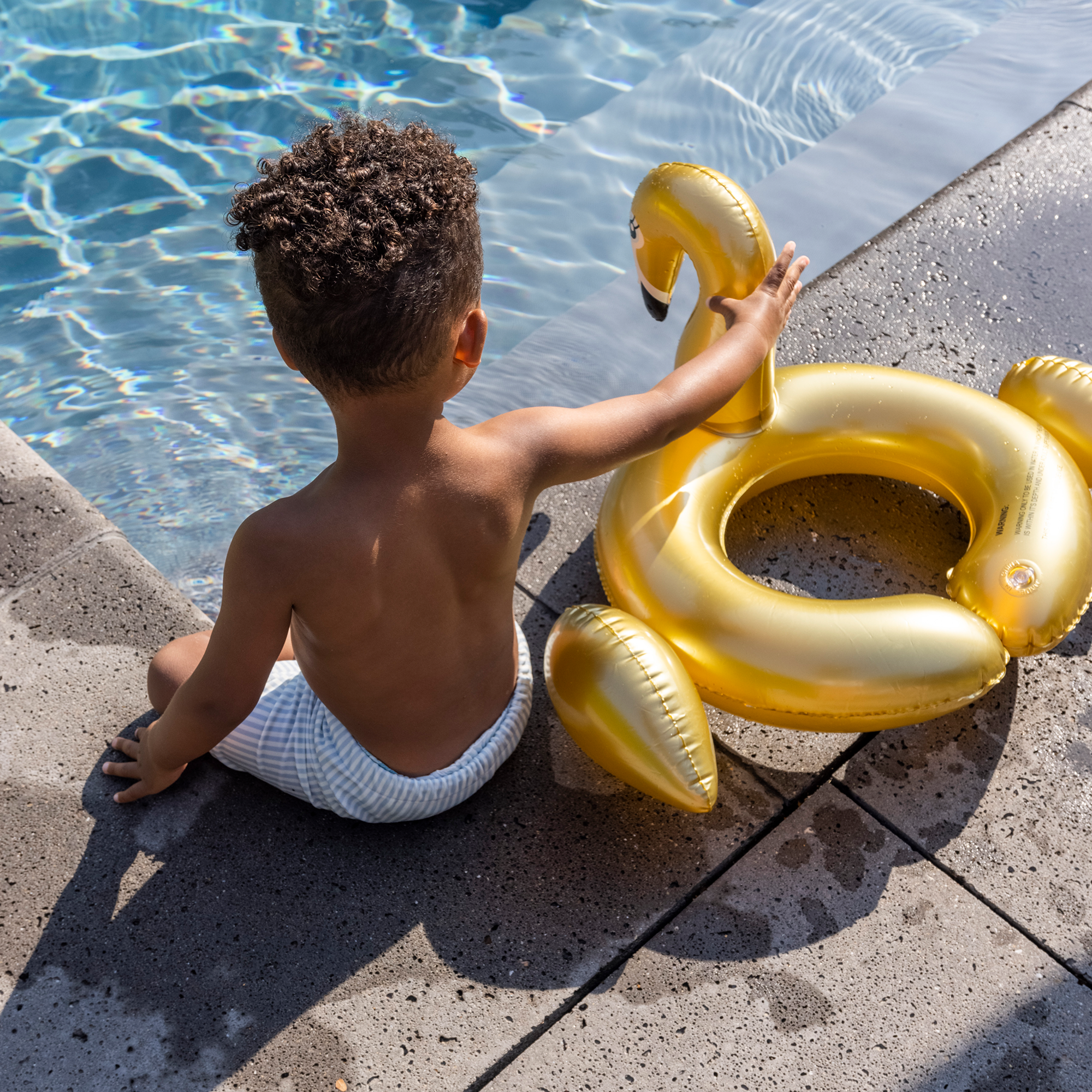 Swim Essentials Schwimmring Gold Swan - 1 Stk