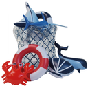 Swim Essentials Adventure Pool - Red + White Whale - 1 item