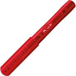 Nalivno pero Pelikano Junior za levičarje - rdeča