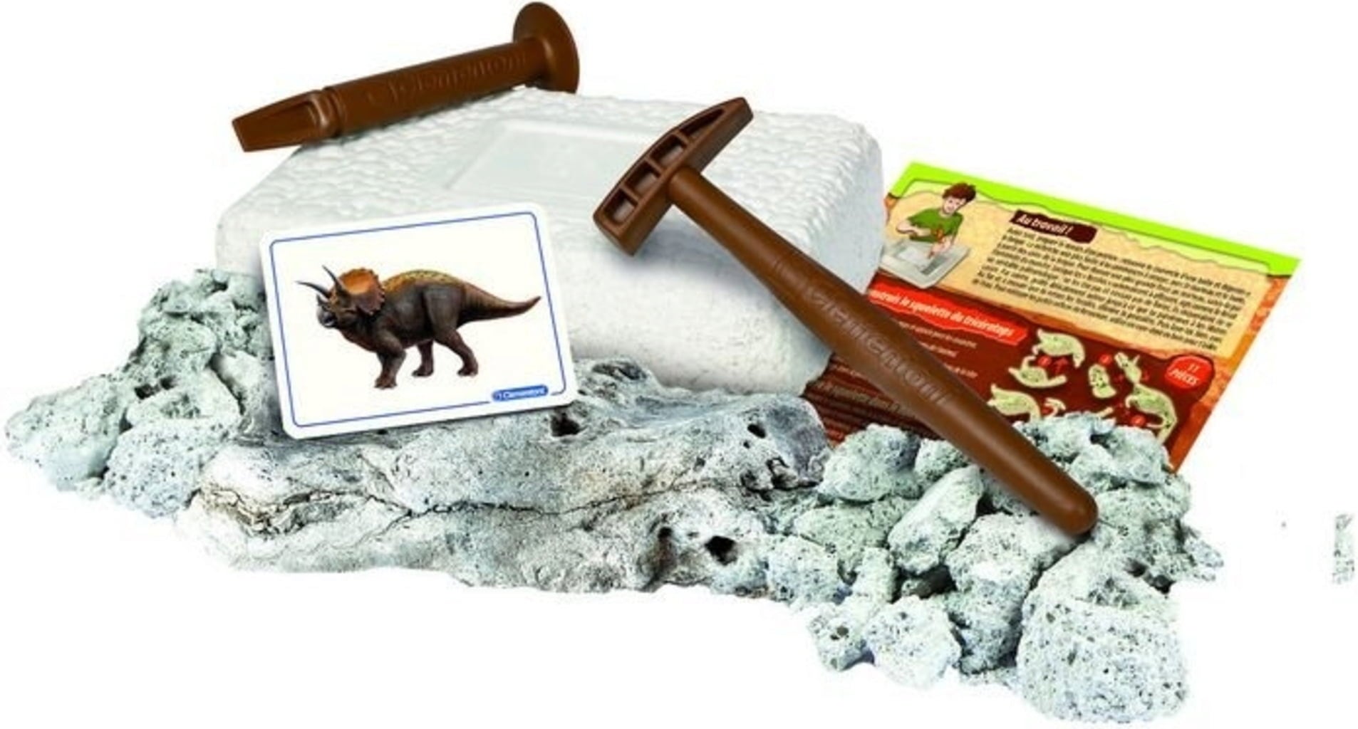 Clementoni Galileo - Set da Scavo, Triceratopo - 1 pz.