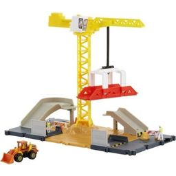 Matchbox Construction Site Crane Set with Toy Car