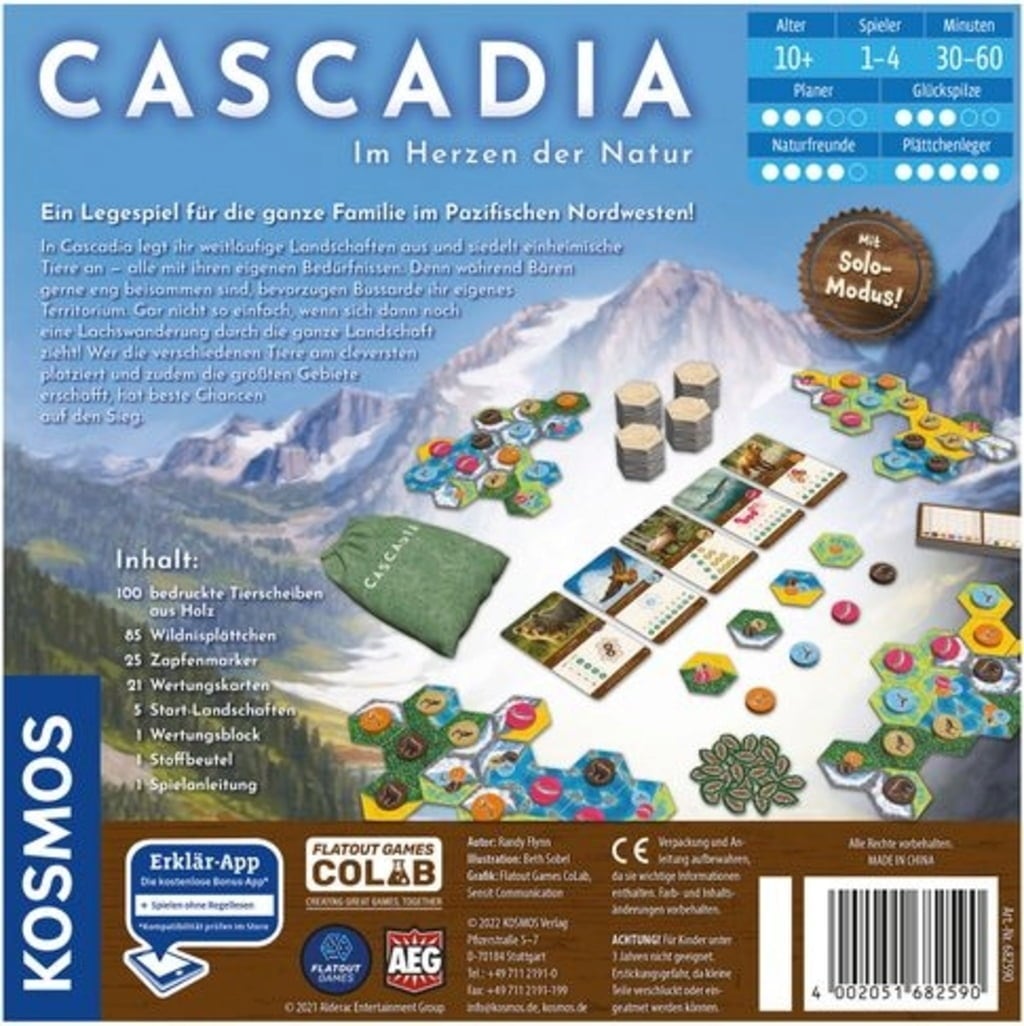 KOSMOS Cascadia – Im Herzen der Natur - 1 pz.