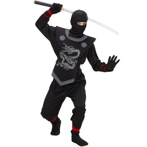 Widmann Costume Nero da Ninja 