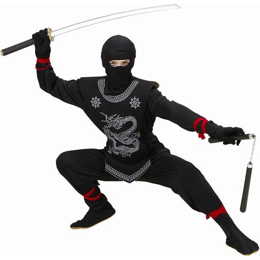 Widmann Otroški kostum Black Ninja