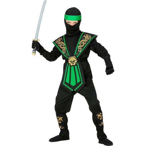 Widmann Otroški kostum Green Kombat Ninja