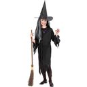 Children's Witch Costume with Dress, Belt & Hat