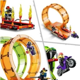 LEGO City - 60339 Dvojna kaskaderska zanka - 1 k.